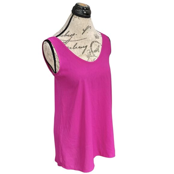 Soprano Womens Blouse Tank Top Sz Small Pink Sleeveless Boho, Colorful Feminine - Picture 3 of 9